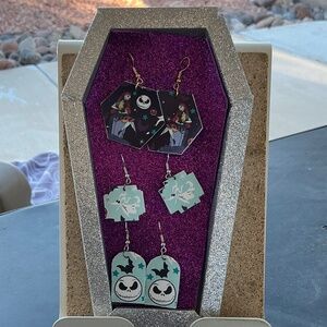 Nightmare before Christmas earrings set